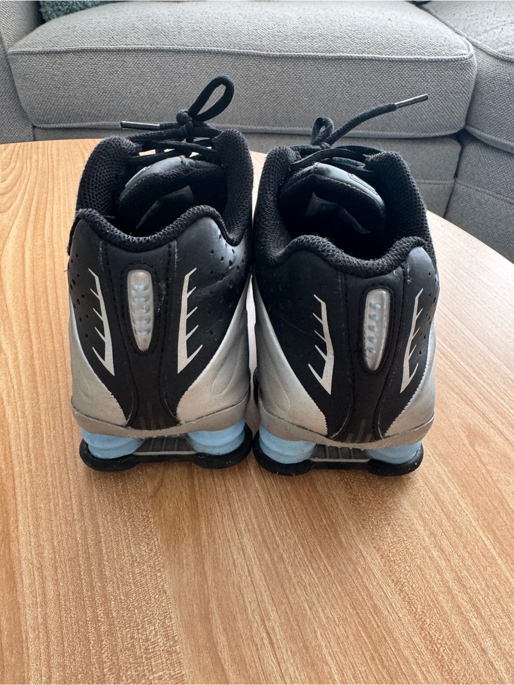 Nike Black & Silver Shox Athletic Sneakers - Picture 5 of 6